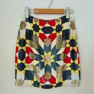 Sequin pattern Needle & Thread skirt